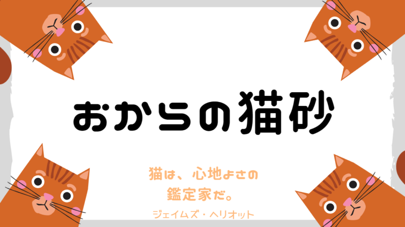 【おすすめの猫砂】おからの猫砂を選ぶならどれにする？ 